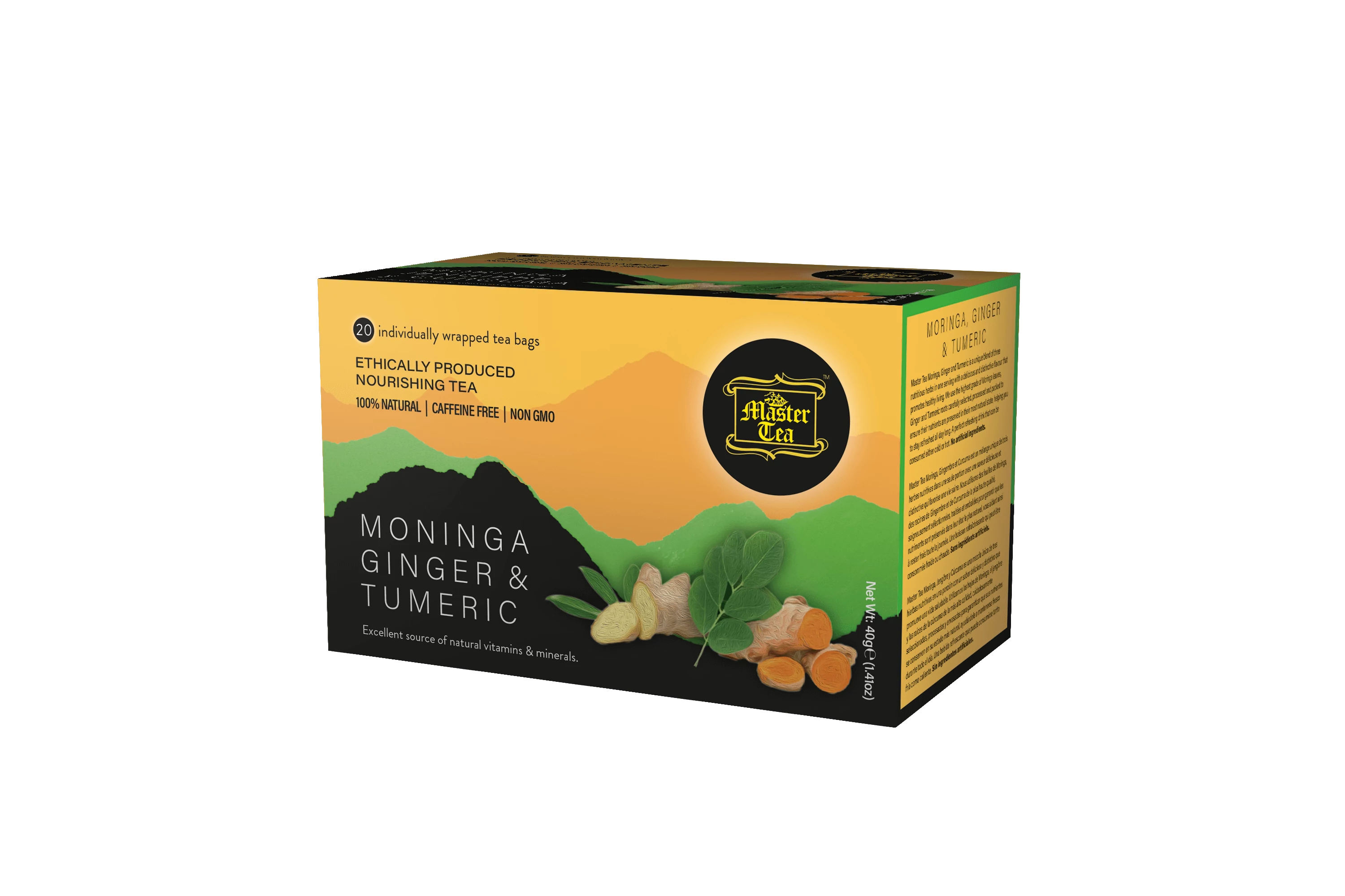 Moringa, gyömbér & kurkuma gyógytea keverék